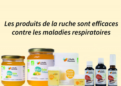 Miel, propolis et gelée royale - efficaces contre les affections respiratoires